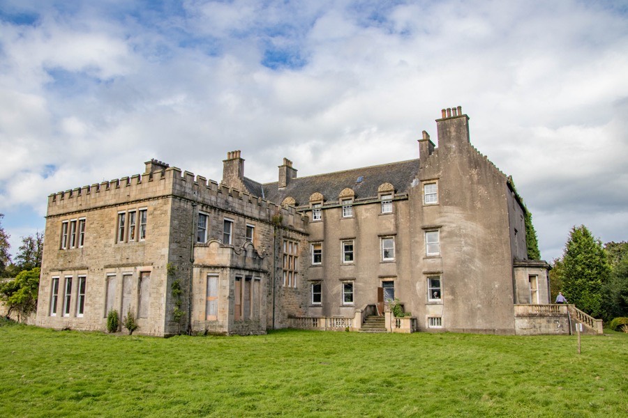 Bannockburn House Castle in St Ninians, Stirlingshire Stravaiging